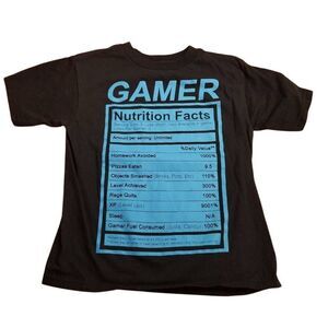 Fifth Sun Gamer Nutrition Facts tee 4/5